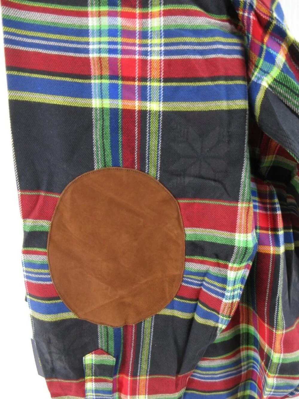Polo Ralph Lauren Shirt 3XB Big Flannel Plaid Elbow Patches Heritage